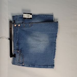 Energie Midwash Faux Wrap Skirt Size 17